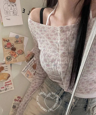 Dish Layered Halter Neck Crop Nashi