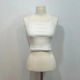 Dish Layered Halter Neck Crop Nashi