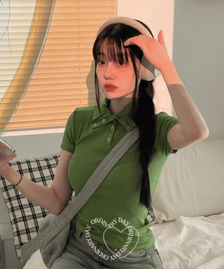 Kio denim washed mini skirt