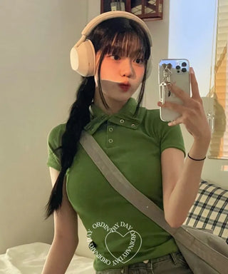 Kio denim washed mini skirt