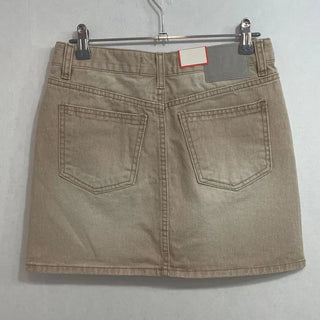 Kio denim washed mini skirt