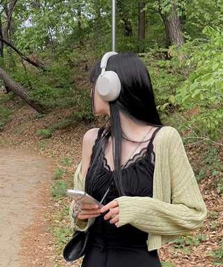 Casey shirring side-slit sleeveless bustier long one-piece dress