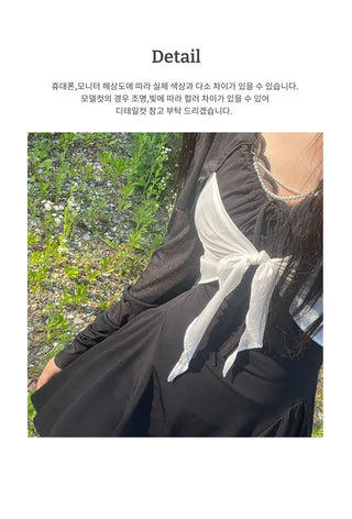 Casey shirring side-slit sleeveless bustier long one-piece dress