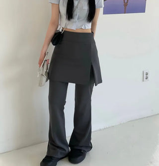 Vivi tight fit collar crop pintuck shirt