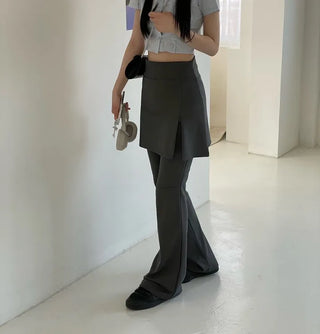 Vivi tight fit collar crop pintuck shirt