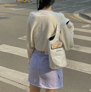 Cool Kitsch Cargo Cut Cotton Skirt in