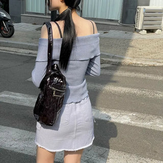 Cool Kitsch Cargo Cut Cotton Skirt in