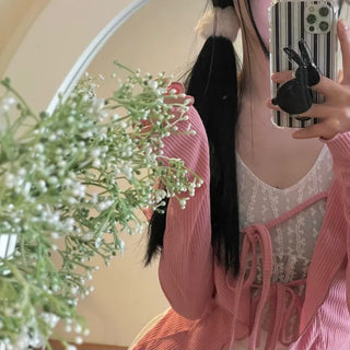 Line Cancan satin ruffle back banding skirt pants