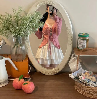 Line Cancan satin ruffle back banding skirt pants