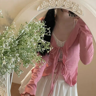 Line Cancan satin ruffle back banding skirt pants