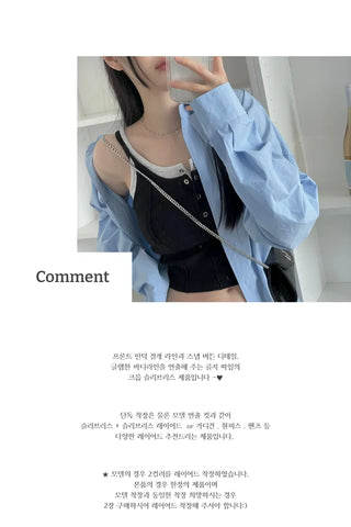 pin tuck cut bone t-shirt button sleeveless nasi