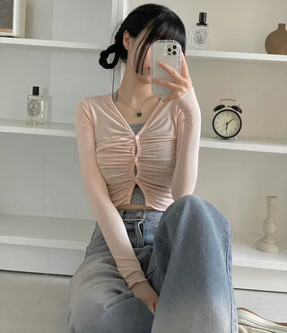 Amy X Strappy Golji Crop Sleeveless Top
