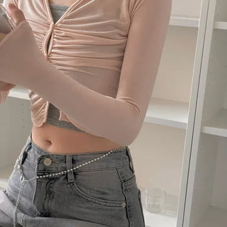 Amy X Strappy Golji Crop Sleeveless Top