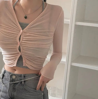 Amy X Strappy Golji Crop Sleeveless Top