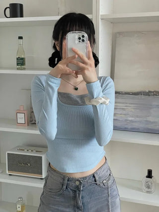 Amy X Strappy Golji Crop Sleeveless Top
