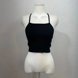 Amy X Strappy Golji Crop Sleeveless Top