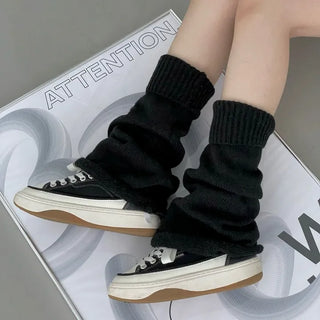 Rigo Shibori Loose Knit Leg Warmers