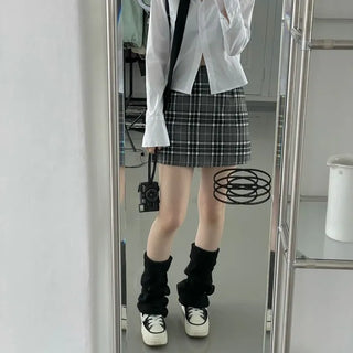 Rigo Shibori Loose Knit Leg Warmers