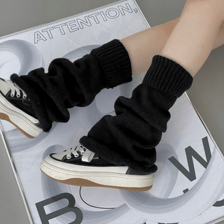 Rigo Shibori Loose Knit Leg Warmers