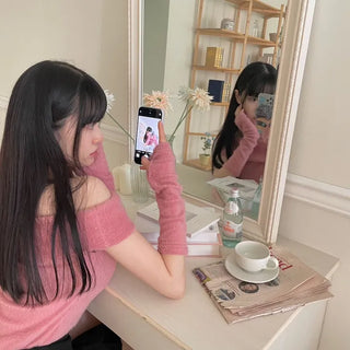 Dylan Pleated Button Wrap Back Banding Skirt Pants