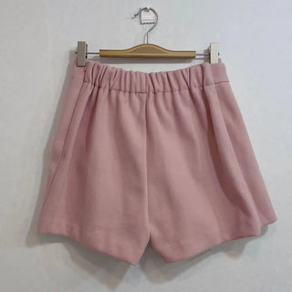 Dylan Pleated Button Wrap Back Banding Skirt Pants