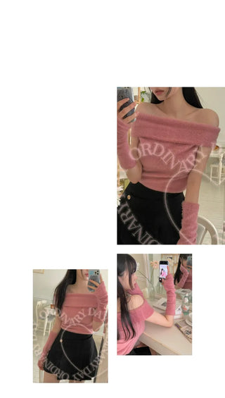 Dylan Pleated Button Wrap Back Banding Skirt Pants