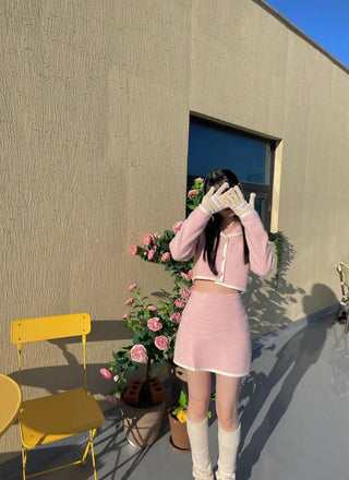 Colorful lettering patch touch gloves