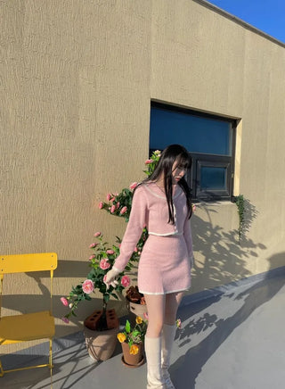 Colorful lettering patch touch gloves