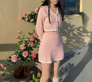 Colorful lettering patch touch gloves