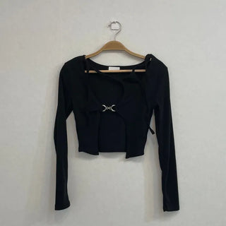 Keen Chain Strap Team Crop Cardigan