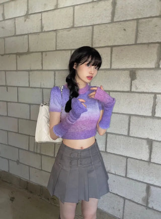 Set Kitsch Tie-Dye Knit Warmer Set