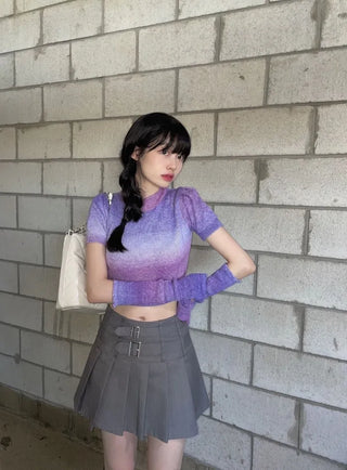 Set Kitsch Tie-Dye Knit Warmer Set