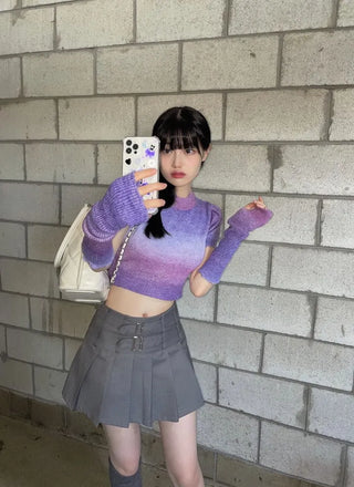 Set Kitsch Tie-Dye Knit Warmer Set