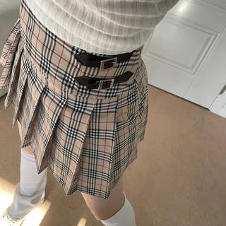 Poi School Preppy Mini Skirt