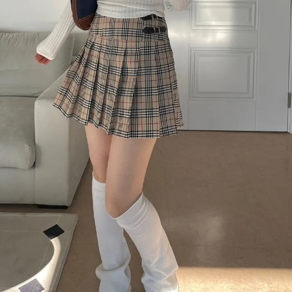 Poi School Preppy Mini Skirt
