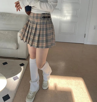 Poi School Preppy Mini Skirt