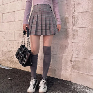 Poi School Preppy Mini Skirt