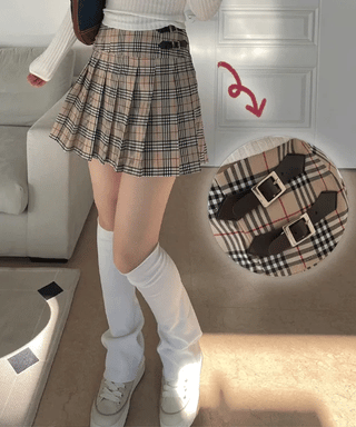 Poi School Preppy Mini Skirt