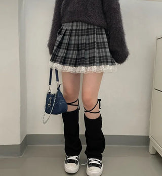 Nia Two-Way Denim Stitch Chain Mini Hobo Shoulder Bag in