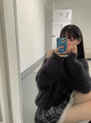 Nia Two-Way Denim Stitch Chain Mini Hobo Shoulder Bag in