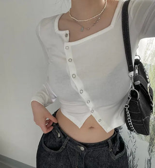 Nia Two-Way Denim Stitch Chain Mini Hobo Shoulder Bag in