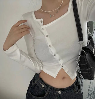 Nia Two-Way Denim Stitch Chain Mini Hobo Shoulder Bag in