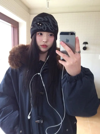 Norwegian Tteokbokki two-way fur trimmed toggle hooded padding
