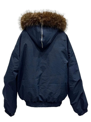 Norwegian Tteokbokki two-way fur trimmed toggle hooded padding
