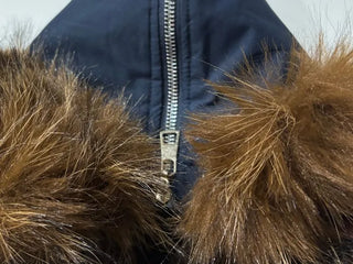 Norwegian Tteokbokki two-way fur trimmed toggle hooded padding