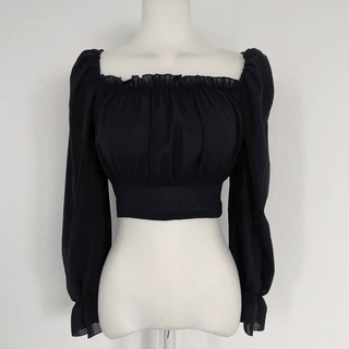 Stitch Line Semi-Uneven Wide Denim Cotton Pants