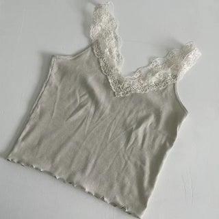 Benefi Lace Layered Halter Neck Sleeveless