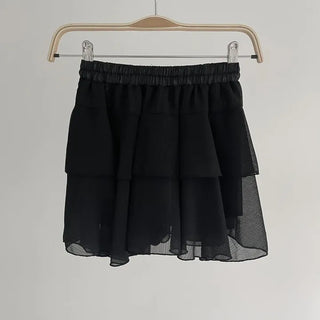 Nana See-through Stripe Loose-fit Lip Neck Knit