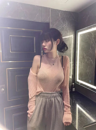 Folty Halter Neck Knit Sleeveless