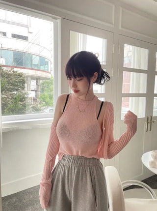 Folty Halter Neck Knit Sleeveless